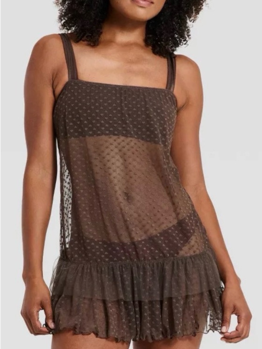 Women's Heart Lace Slip Dress - Wild Fable
